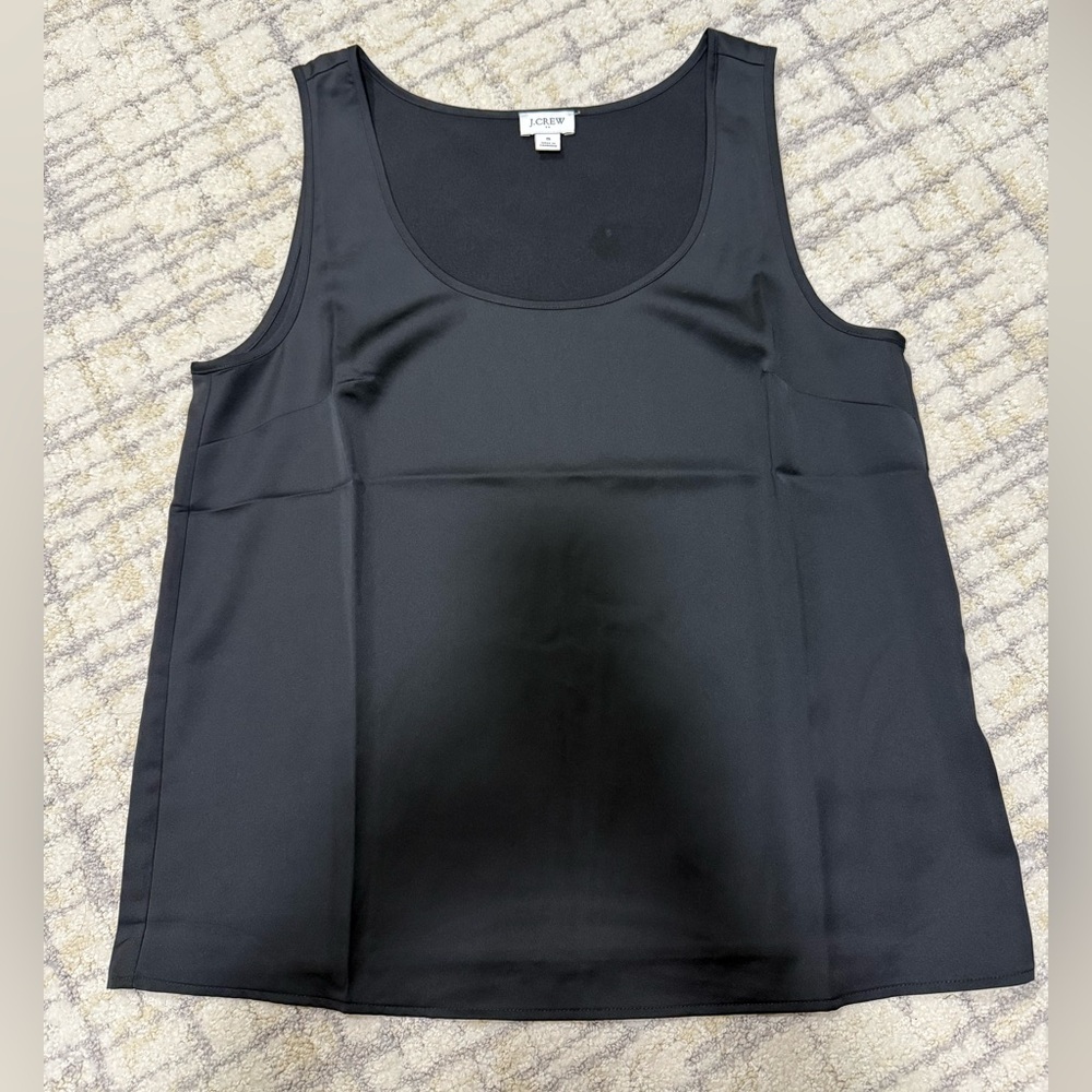 J. Crew Women's Elegant Black Tank Top